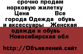 срочно продам норковую жилетку!!! › Цена ­ 13 000 - Все города Одежда, обувь и аксессуары » Женская одежда и обувь   . Новосибирская обл.